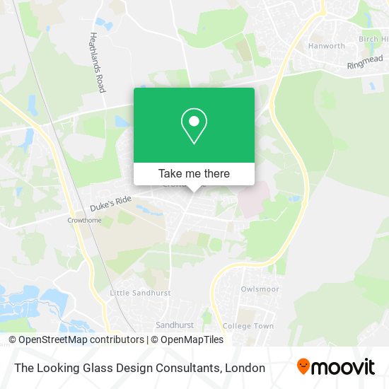 The Looking Glass Design Consultants map