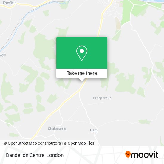 Dandelion Centre map