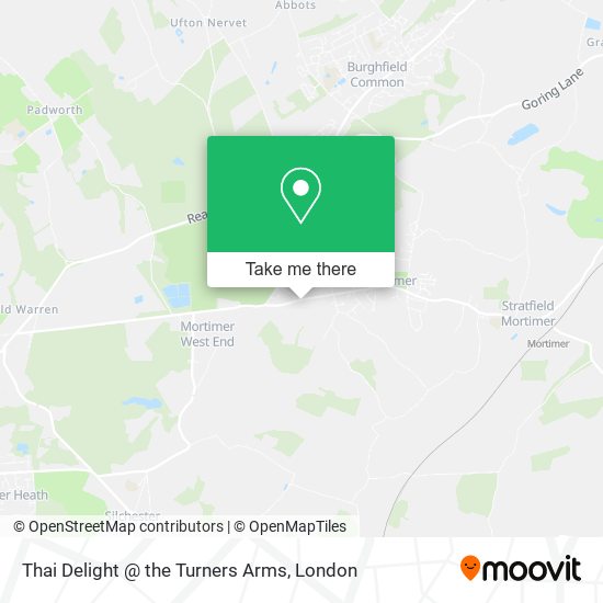 Thai Delight @ the Turners Arms map