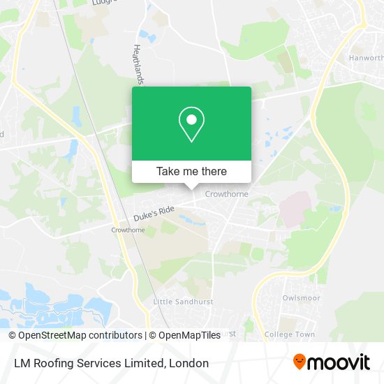 LM Roofing Services Limited map