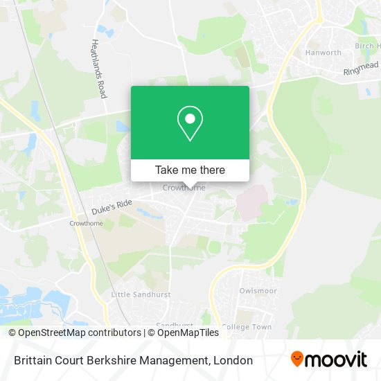 Brittain Court Berkshire Management map