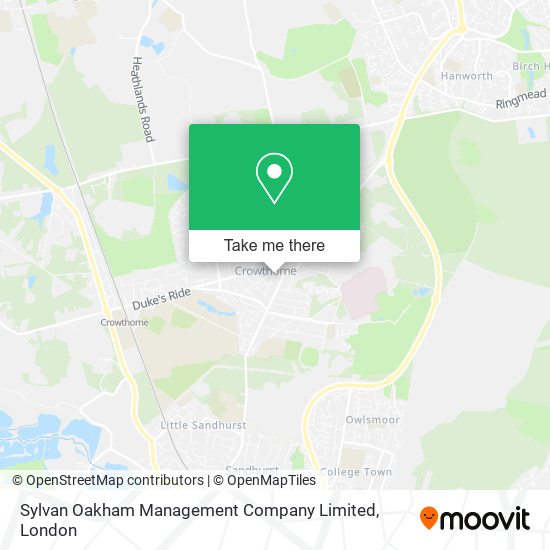 Sylvan Oakham Management Company Limited map