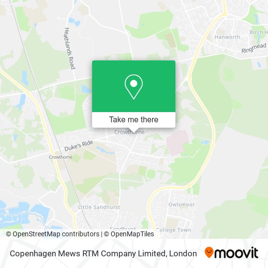 Copenhagen Mews RTM Company Limited map