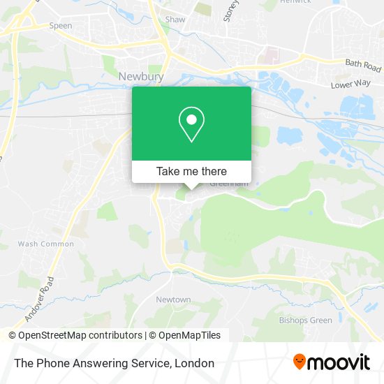 The Phone Answering Service map