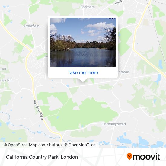 California Country Park map