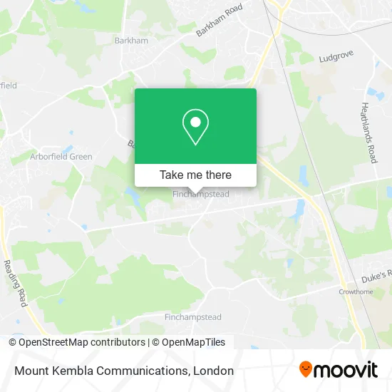 Mount Kembla Communications map