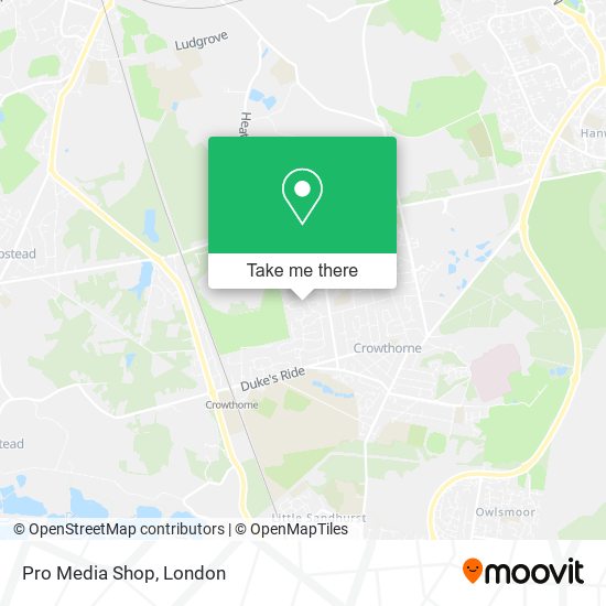 Pro Media Shop map
