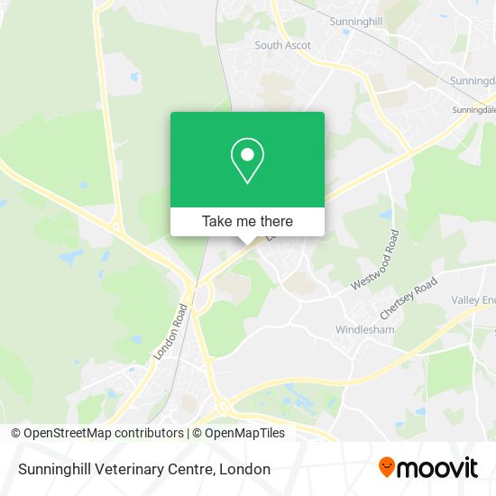 Sunninghill Veterinary Centre map