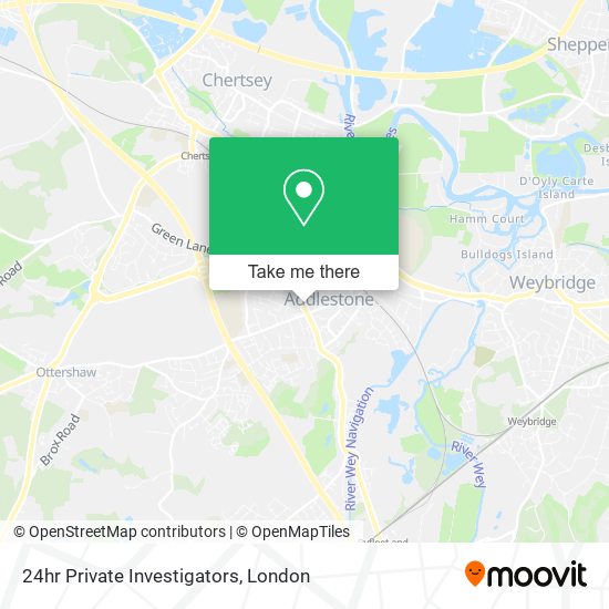24hr Private Investigators map
