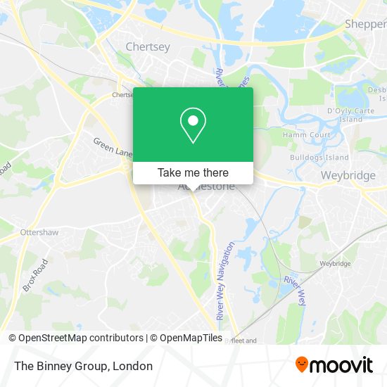 The Binney Group map