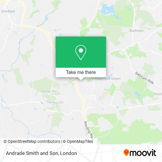 Andrade Smith and Son map