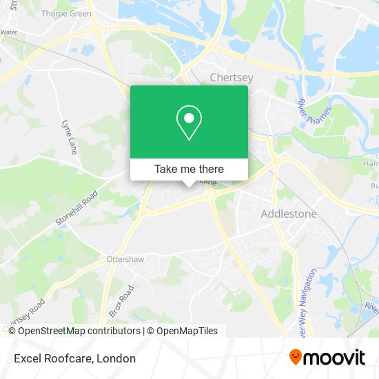 Excel Roofcare map