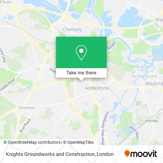 Knights Groundworks and Construction map