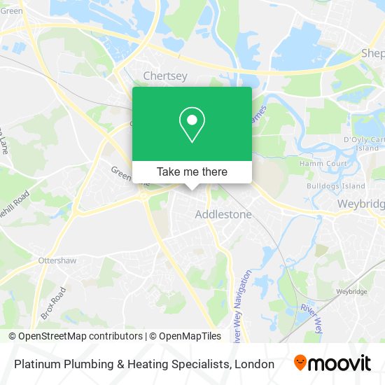 Platinum Plumbing & Heating Specialists map