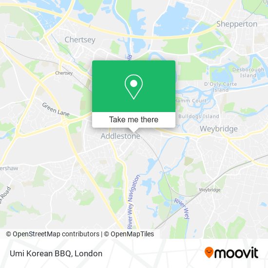 Umi Korean BBQ map