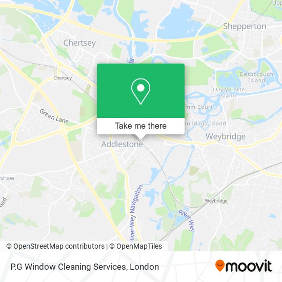 P.G Window Cleaning Services map