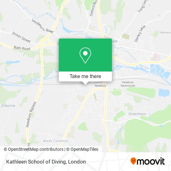 Kathleen School of Diving map