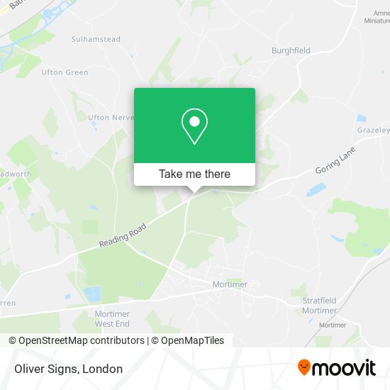 Oliver Signs map