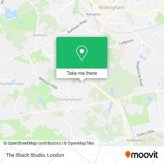 The Shack Studio map