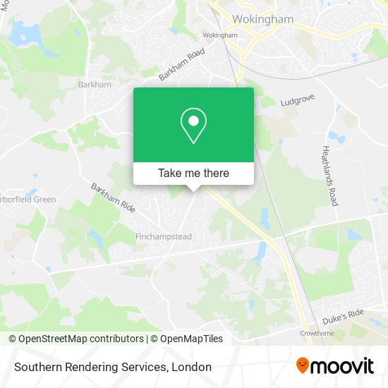 Southern Rendering Services map