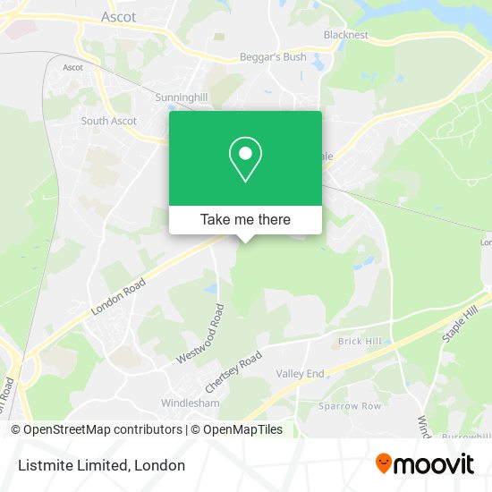 Listmite Limited map
