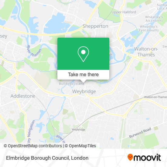 Elmbridge Borough Council map