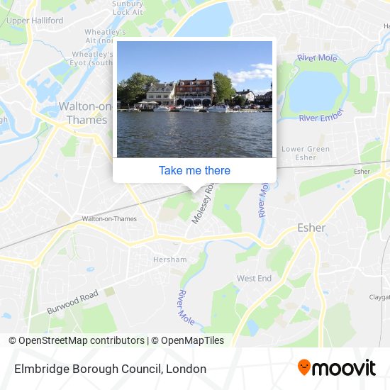 Elmbridge Borough Council map