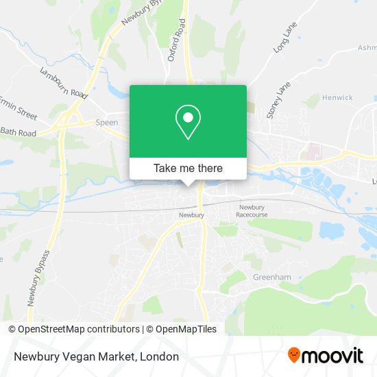 Newbury Vegan Market map