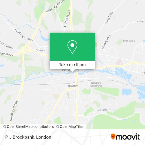 P J Brockbank map
