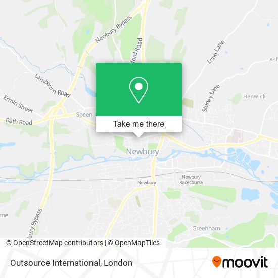 Outsource International map