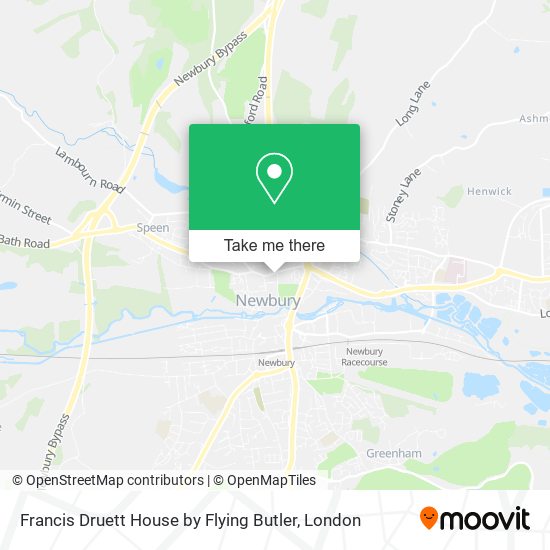 Francis Druett House by Flying Butler map