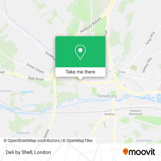 Deli by Shell map