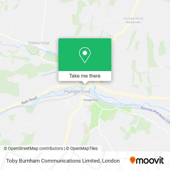 Toby Burnham Communications Limited map