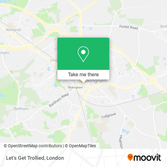 Let's Get Trollied map