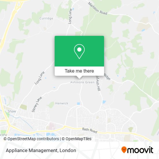 Appliance Management map