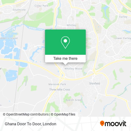 Ghana Door To Door map