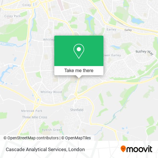 Cascade Analytical Services map