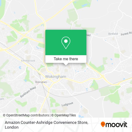 Amazon Counter-Ashridge Convenience Store map