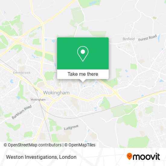 Weston Investigations map