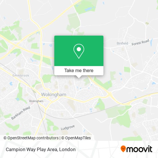 Campion Way Play Area map