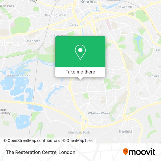 The Resteration Centre map