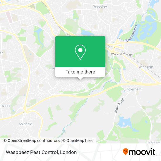Waspbeez Pest Control map