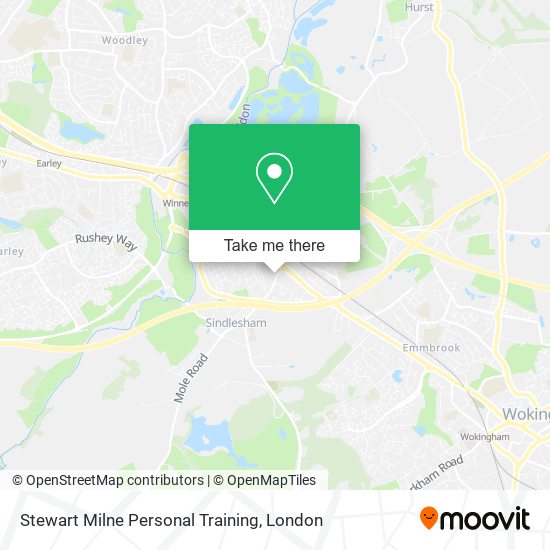 Stewart Milne Personal Training map