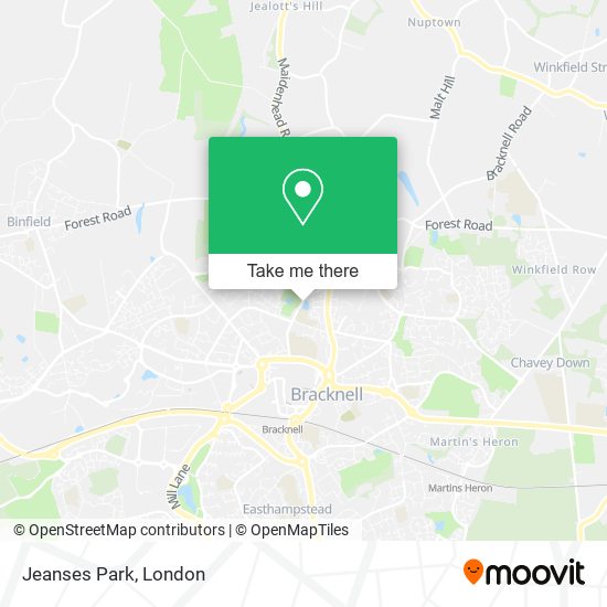 Jeanses Park map