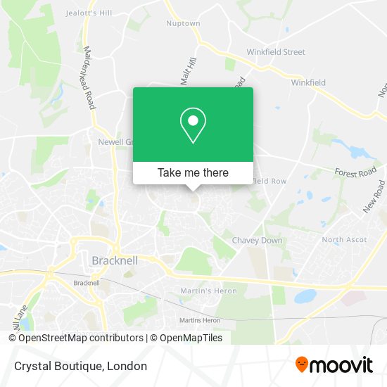 Crystal Boutique map