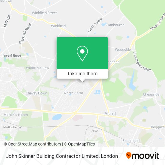 John Skinner Building Contractor Limited map