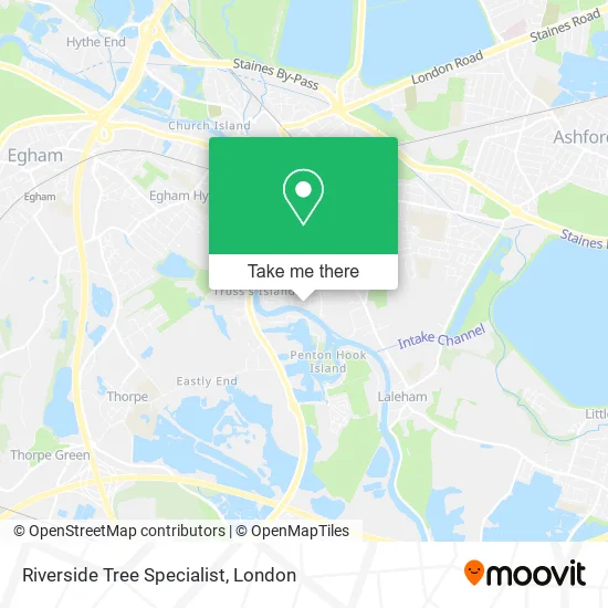 Riverside Tree Specialist map