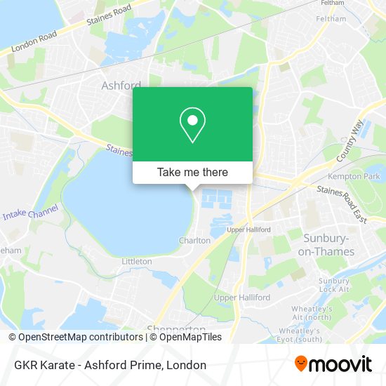 GKR Karate - Ashford Prime map