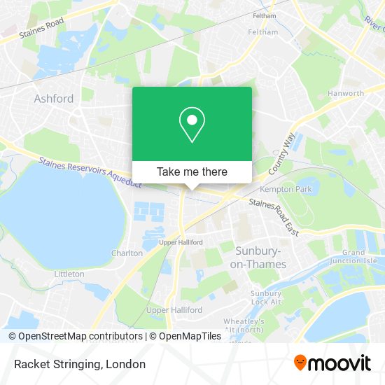 Racket Stringing map