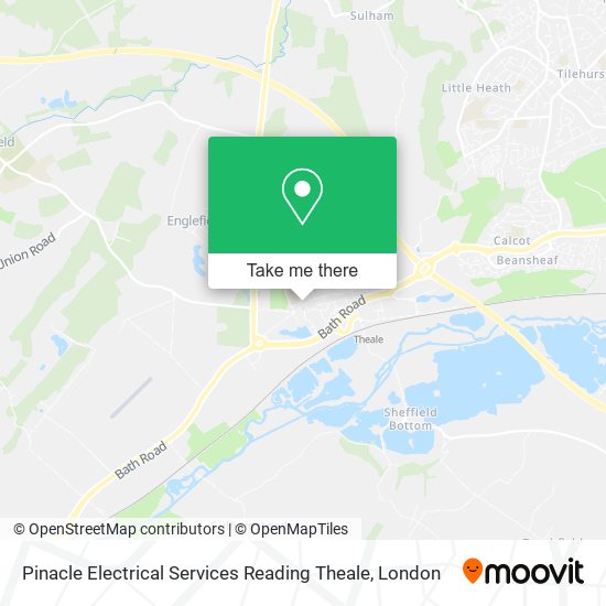 Pinacle Electrical Services Reading Theale map